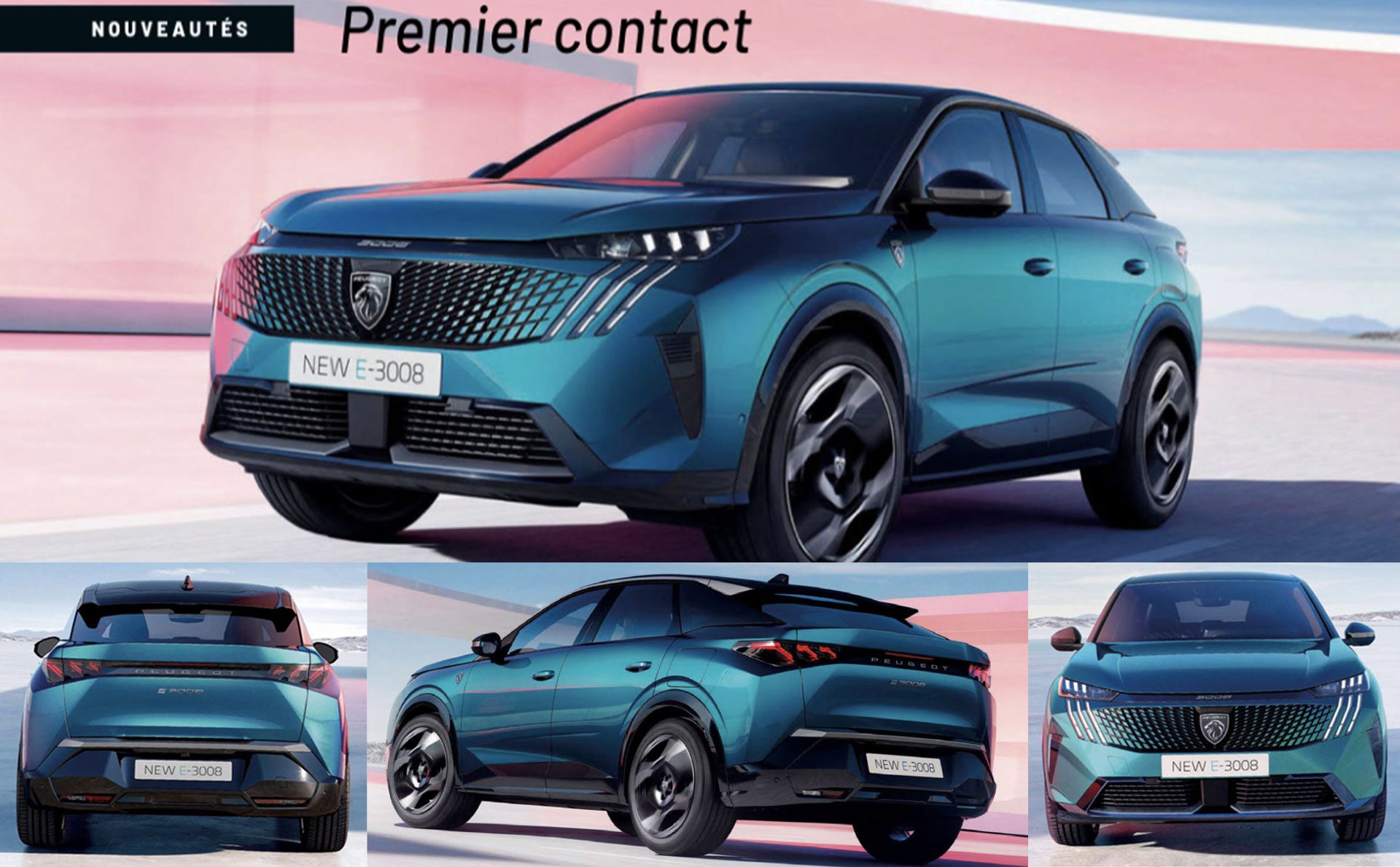 Nouveau Peugeot 3008 2024 le SUV coupé tricolore révélé avant l