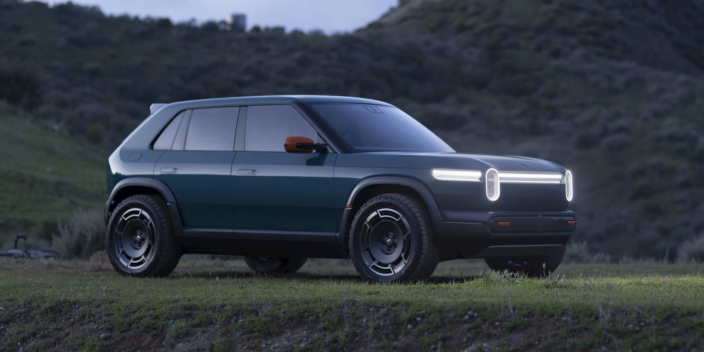 Rivian R3 electric crossover design influenced by iconic rally cars ...