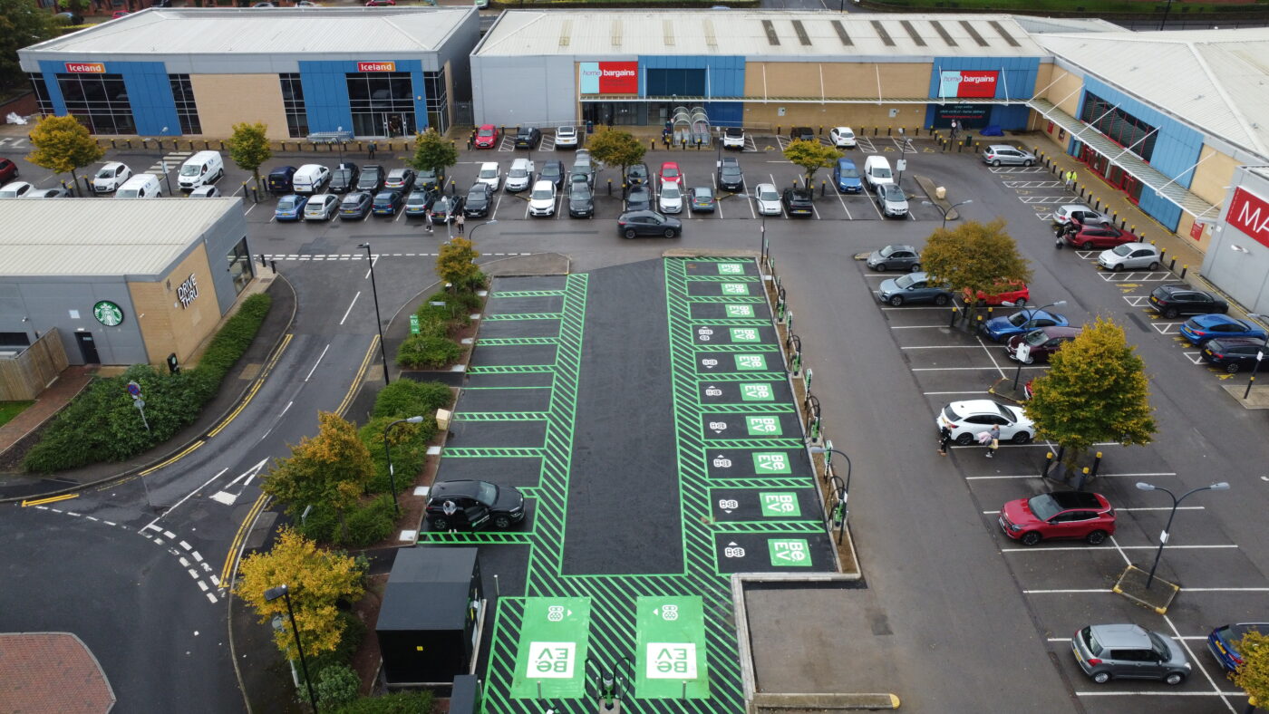 be.ev sheffield charging hub