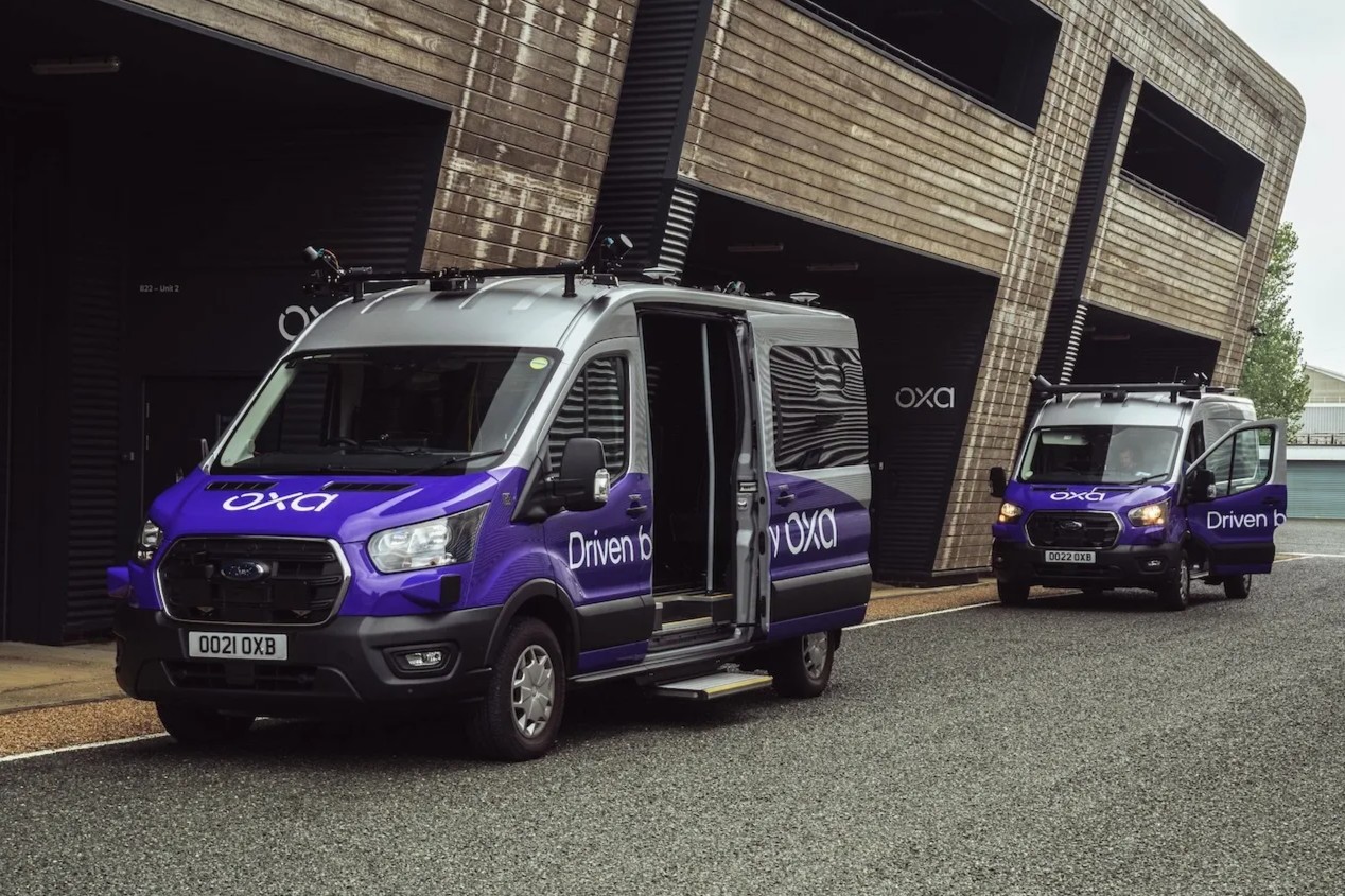 oxa autonomous vehicle uk usa ford e transit cropped