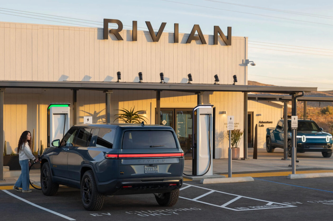 rivian adventure network dc charging usa hpc 2024