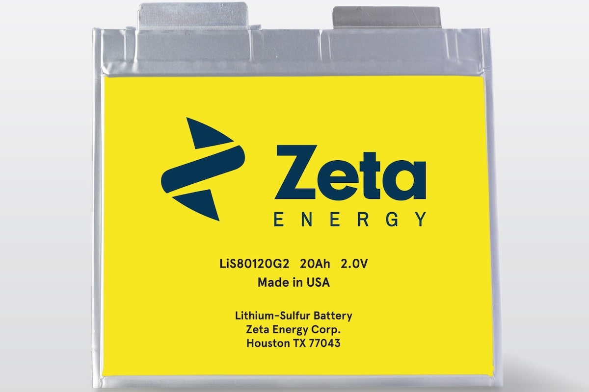 zeta energy lithium sulfur battery