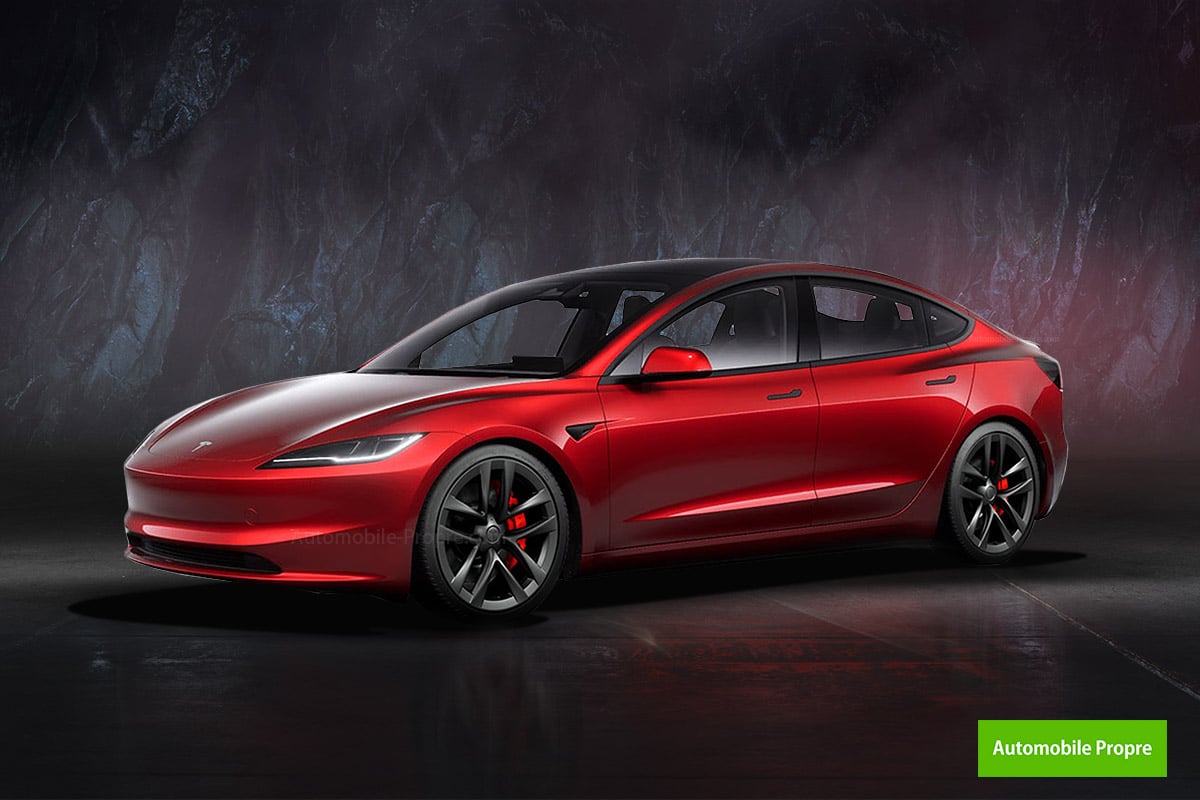 Tesla Model 3 Performance restylée : voilà à quoi devrait ressembler la  version sportive de la berline électrique – evearly news français