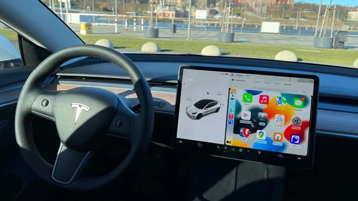 Lajout De Carplay Et Android Auto Votre Tesla Na Jamais T Si Simple Evearly News Fran Ais