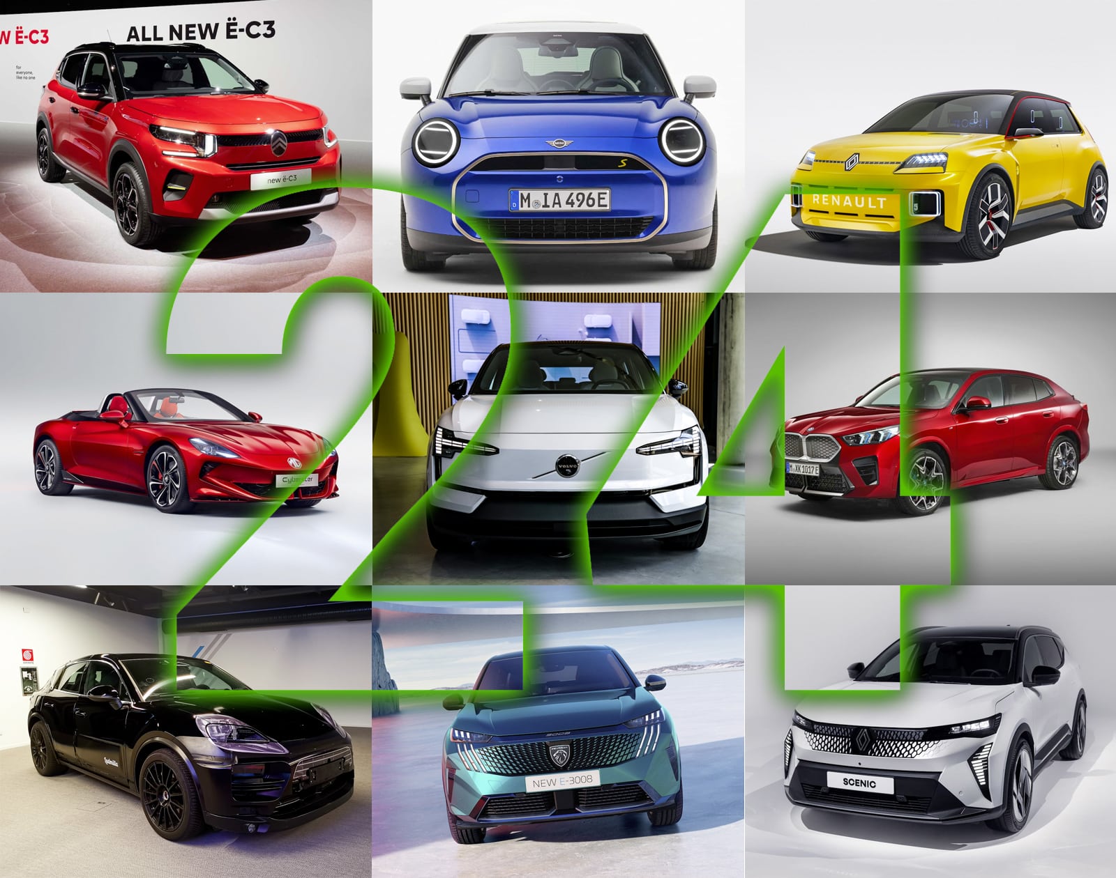 Nouveautés 2024 : voici les 10 voitures électriques que tout le monde  attend cette année – evearly news français