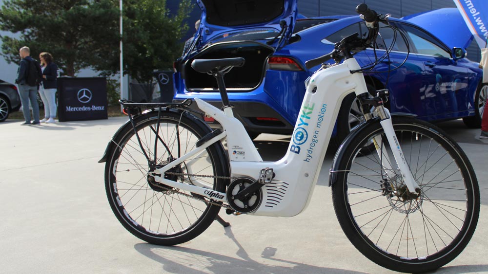 Vélo et voiture électriques à pile hydrogène