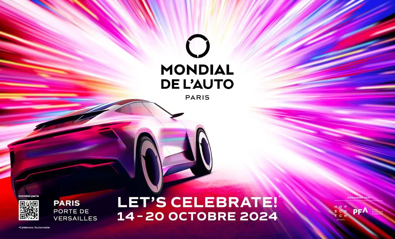 Affiche promotionnelle mondial de l'Auto 